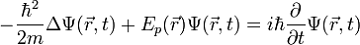 Schrodinger's Equation