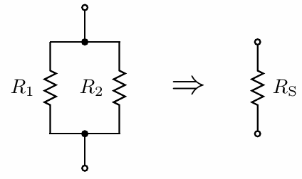 Paraller resistors diagram